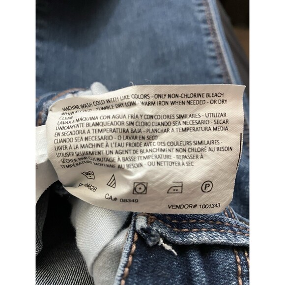 Black Daisy Jeans Juniors Size 9/29 Kate Straight Leg Mid Rise Faded Denim - Picture 5 of 7